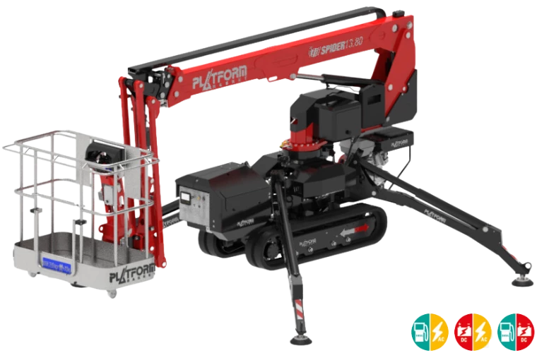 Platform Basket Spider 13.80 - Boom lifts